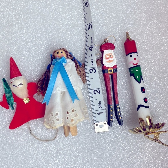 Vintage craft ornaments lot of 4 - Picture 2 of 12